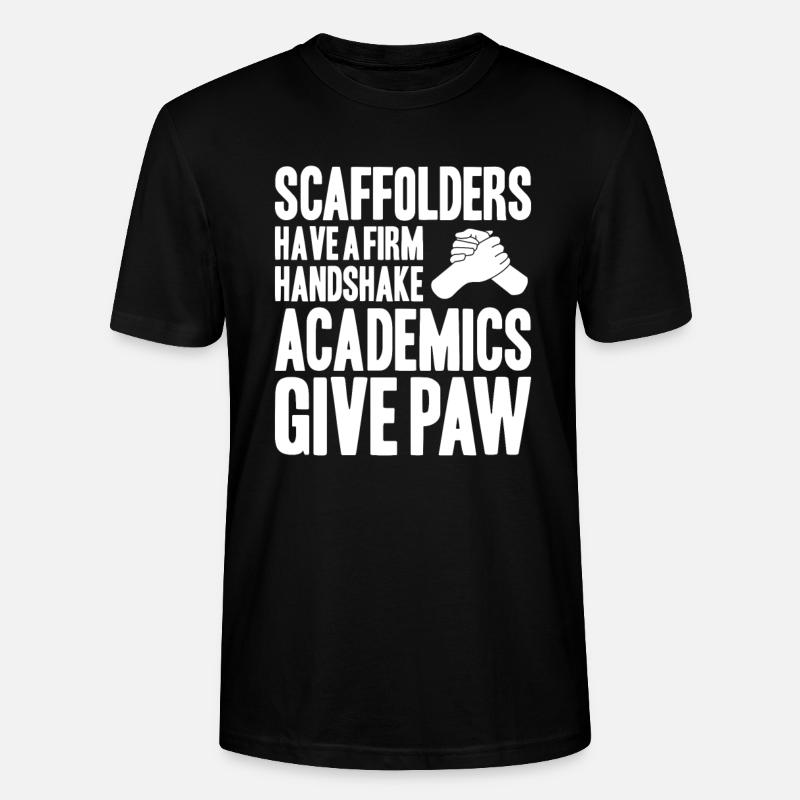 Échafaudage Échafaudage Échafaudage - T-shirt bio CRAFTER Stanley Stella Unisexe - noir