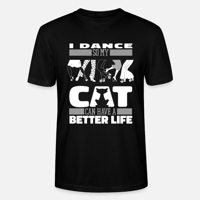 Professeur de danse chat - T-shirt bio CRAFTER Stanley Stella Unisexe - noir