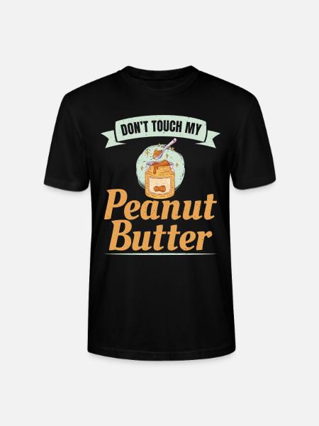 Peanut Butter Lover Gift - Stanley/Stella CRAFTER Unisex Organic T-Shirt - black