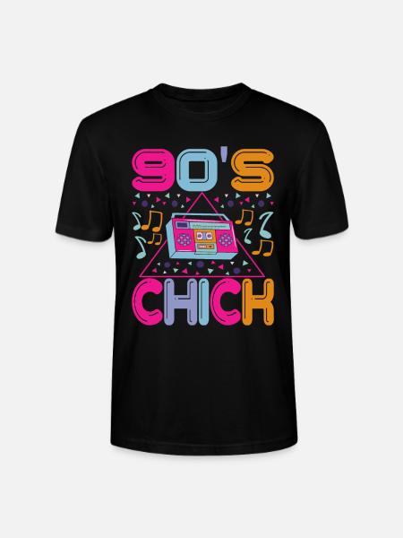 90s 90s 90s Party - Stanley/Stella CRAFTER Unisex Organic T-Shirt - black