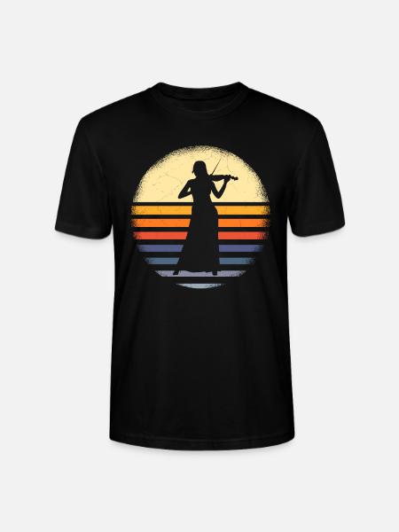 Violine Geige Musiker - Stanley/Stella Unisex Bio-T-Shirt CRAFTER - Schwarz