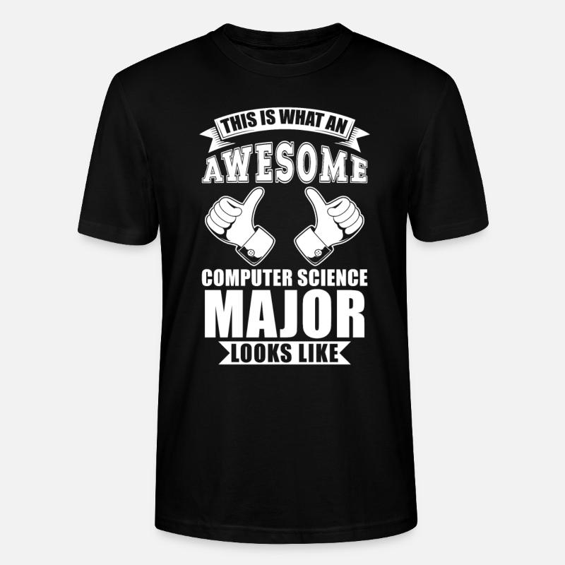 Informatik Abschluss - Stanley/Stella Unisex Bio-T-Shirt CRAFTER - Schwarz