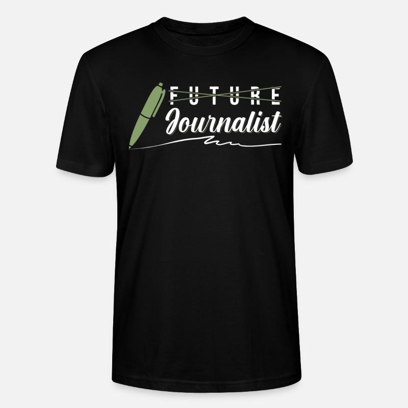 Journalismus Abschluss - Stanley/Stella Unisex Bio-T-Shirt CRAFTER - Schwarz