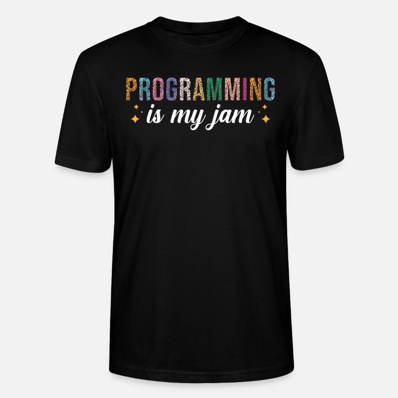 La programmation est ma passion - T-shirt bio CRAFTER Stanley Stella Unisexe - noir