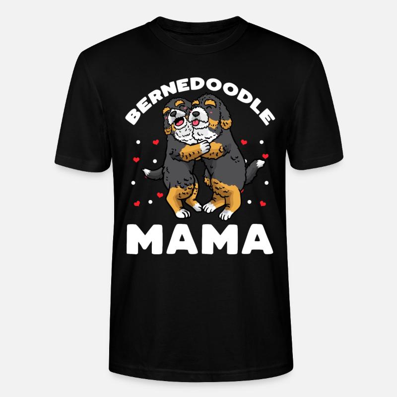 Bernedoodle Mama - Stanley/Stella Unisex Bio-T-Shirt CRAFTER - Schwarz