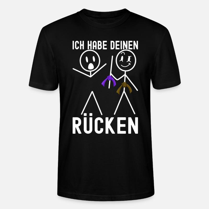 Jiu-Jitsu brésilien BJJ Grappling - T-shirt bio CRAFTER Stanley Stella Unisexe - noir