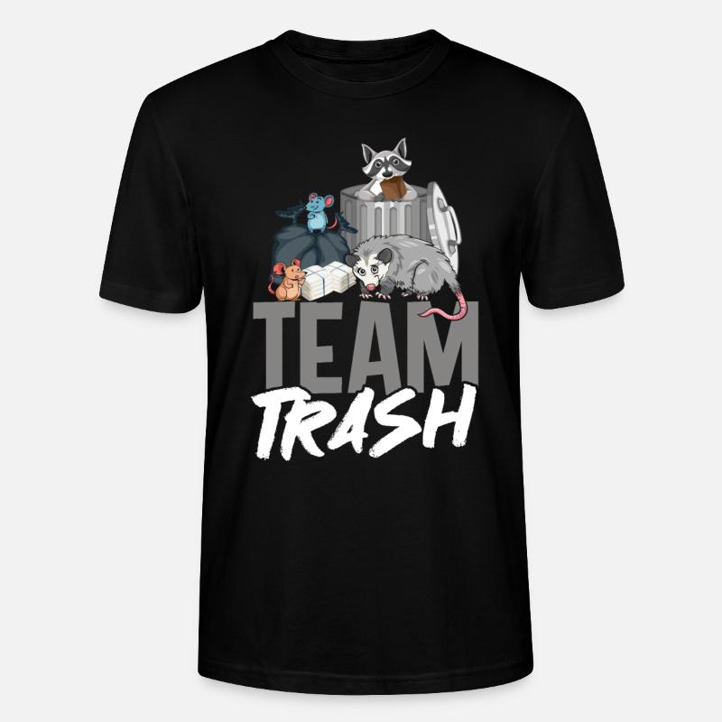 Team Trash - Stanley/Stella Unisex Bio-T-Shirt CRAFTER - Schwarz