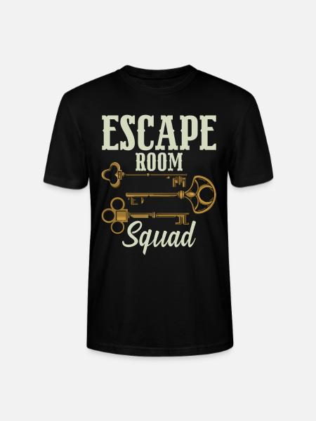 Escape Room Squad - Stanley/Stella CRAFTER Unisex Organic T-Shirt - black