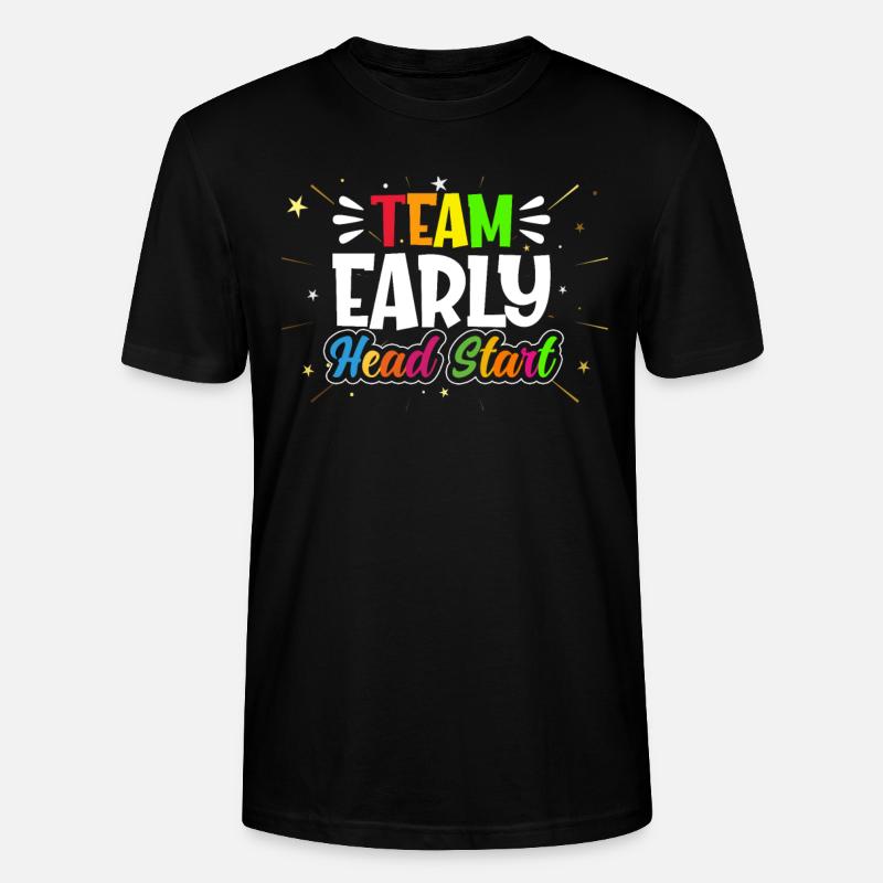 Début d’équipe Head Start - T-shirt bio CRAFTER Stanley Stella Unisexe - noir