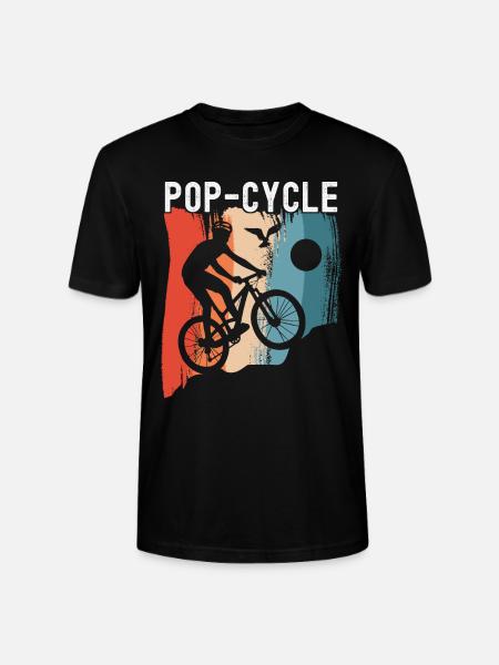 Bicycle cyclists - Stanley/Stella CRAFTER Unisex Organic T-Shirt - black