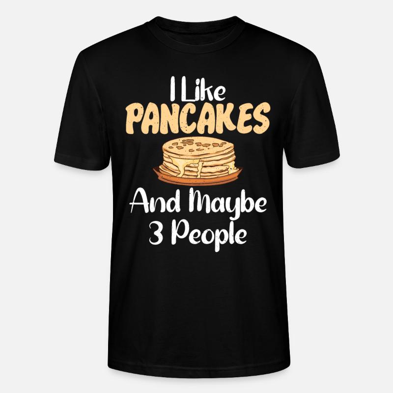 Pancake Lover Cadeau - T-shirt bio CRAFTER Stanley Stella Unisexe - noir