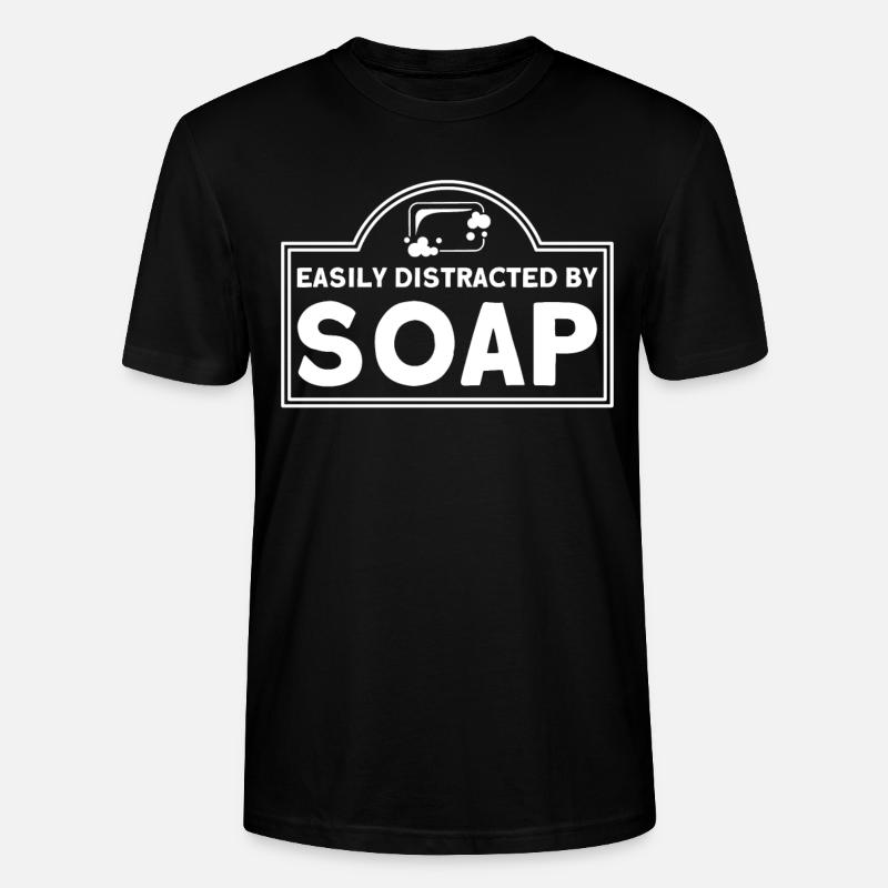 Savon Cadeau Savon Maison - T-shirt bio CRAFTER Stanley Stella Unisexe - noir