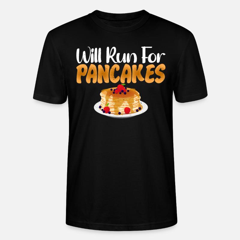 Pancake Lover Cadeau - T-shirt bio CRAFTER Stanley Stella Unisexe - noir