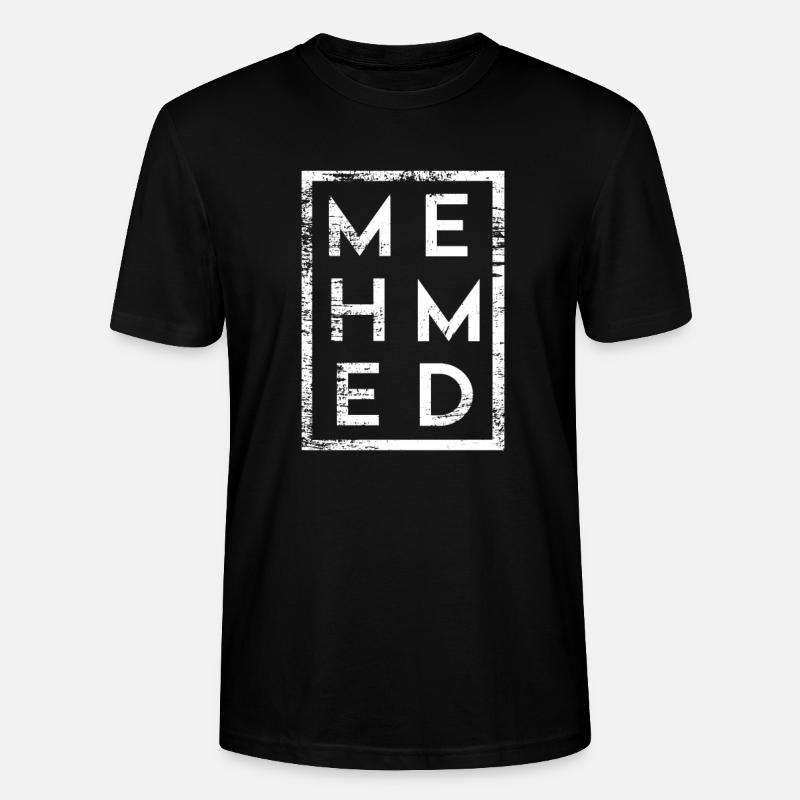 Mehmed Minimalisme - T-shirt bio CRAFTER Stanley Stella Unisexe - noir