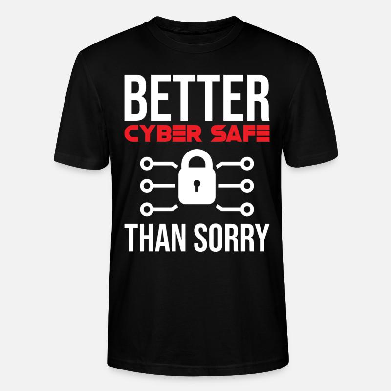 Cybersécurité Sécurité informatique Cybersécurité - T-shirt bio CRAFTER Stanley Stella Unisexe - noir