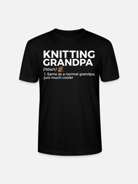 Knit - Stanley/Stella CRAFTER Unisex Organic T-Shirt - black
