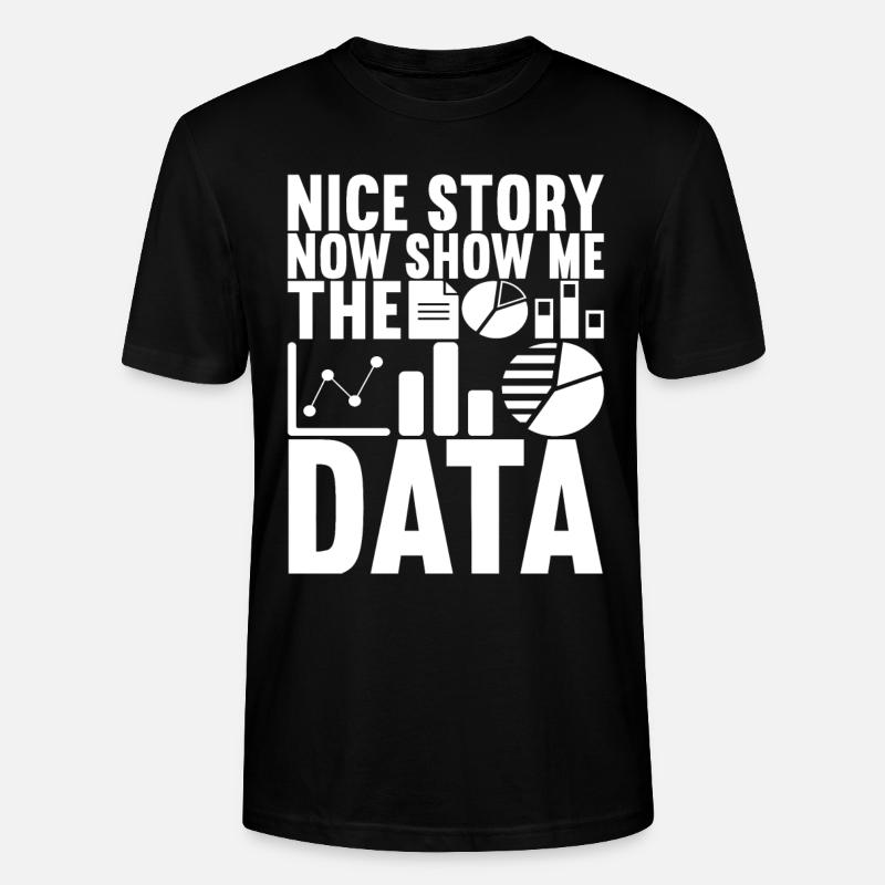 Data Scientist Data Analyst - Stanley/Stella CRAFTER Unisex Organic T-Shirt - black