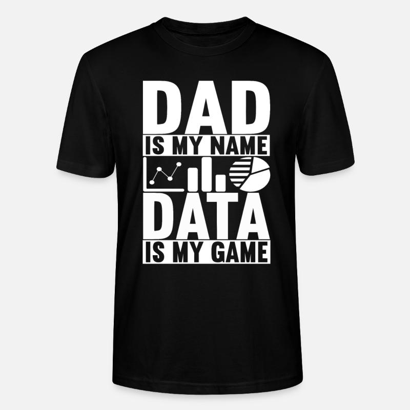 Data Scientist Data Analyst - Stanley/Stella CRAFTER Unisex Organic T-Shirt - black