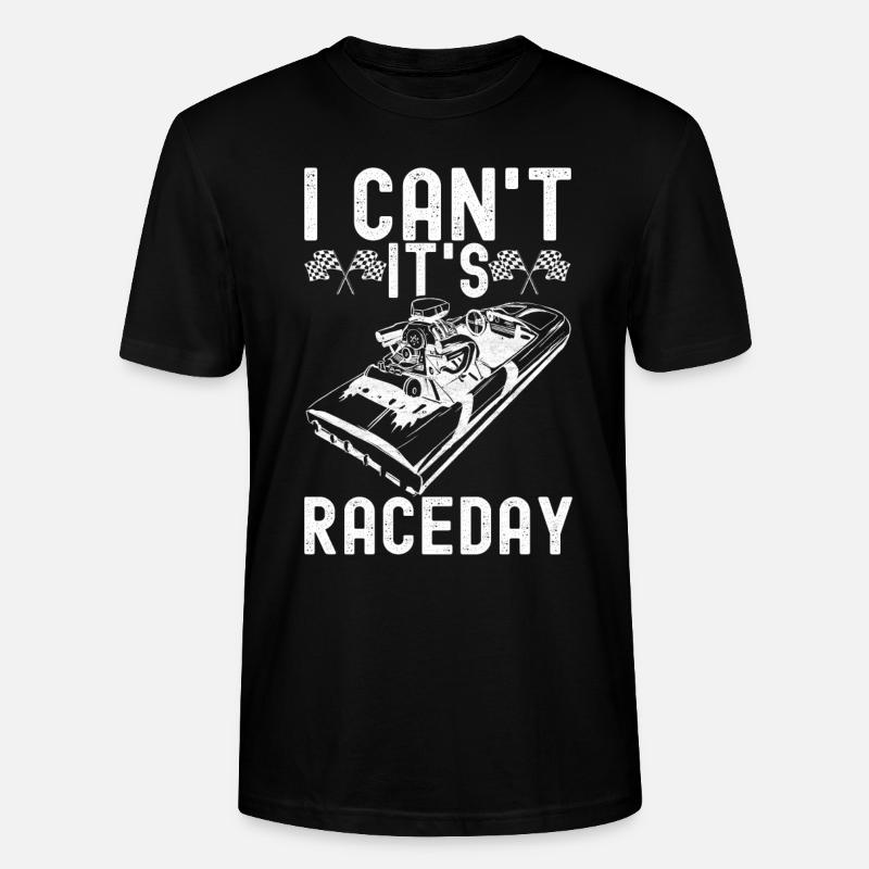 Course de dragsters - T-shirt bio CRAFTER Stanley Stella Unisexe - noir