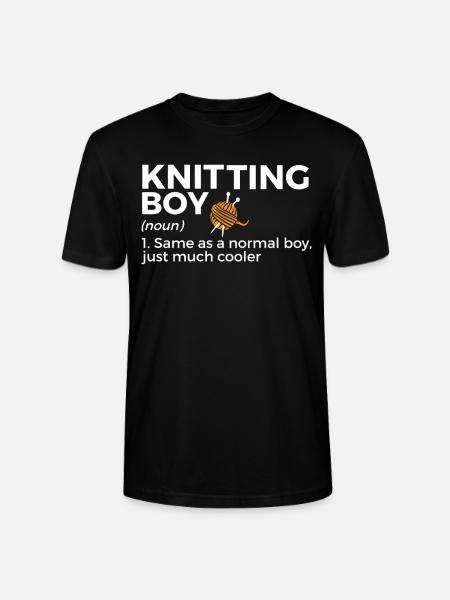 Knit - Stanley/Stella CRAFTER Unisex Organic T-Shirt - black