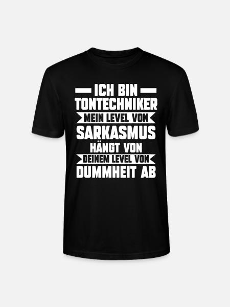 Toningenieur Tontechnik Tontechniker - Stanley/Stella Unisex Bio-T-Shirt CRAFTER - Schwarz