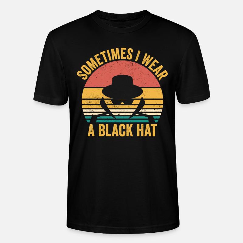 Cybersecurity Computer Security Cybersecurity - Stanley/Stella CRAFTER Unisex Organic T-Shirt - black