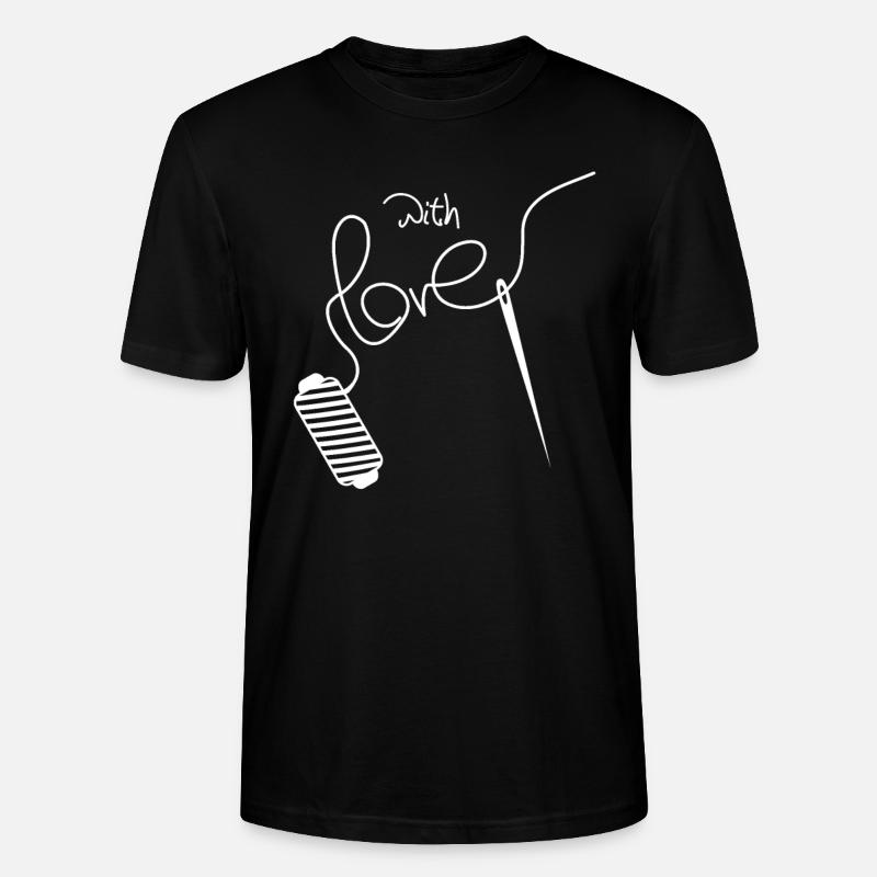Couturière Couturière - T-shirt bio CRAFTER Stanley Stella Unisexe - noir