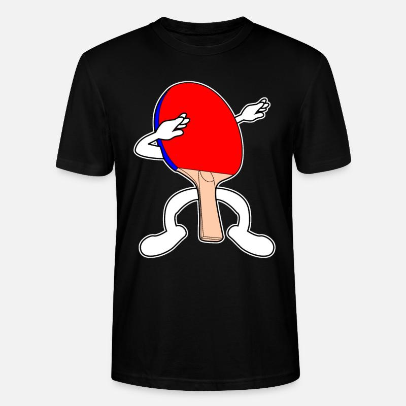 Dabbing Tischtennisschläger - Stanley/Stella Unisex Bio-T-Shirt CRAFTER - Schwarz
