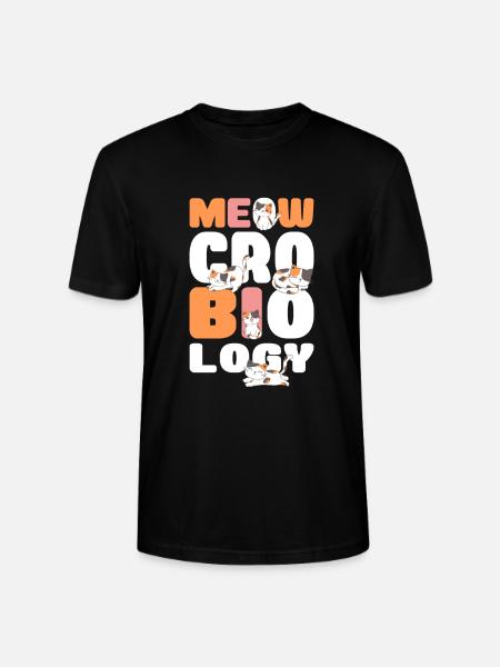Meowcrobiology Katzenflüsterer - Stanley/Stella Unisex Bio-T-Shirt CRAFTER - Schwarz