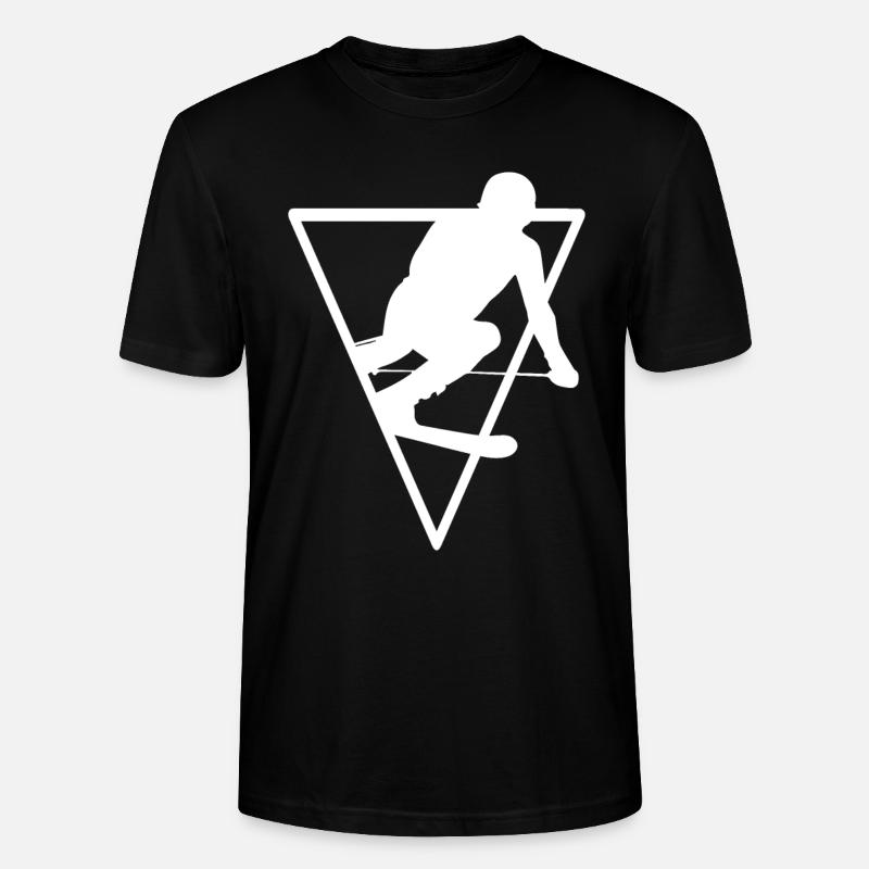 Triangle - Ski - (2) - T-shirt bio CRAFTER Stanley Stella Unisexe - noir