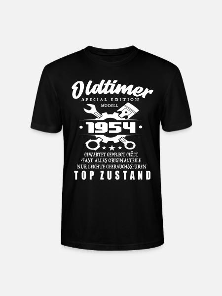 Oldtimer Special Edition Modell 1954 - Stanley/Stella Unisex Bio-T-Shirt CRAFTER - Schwarz