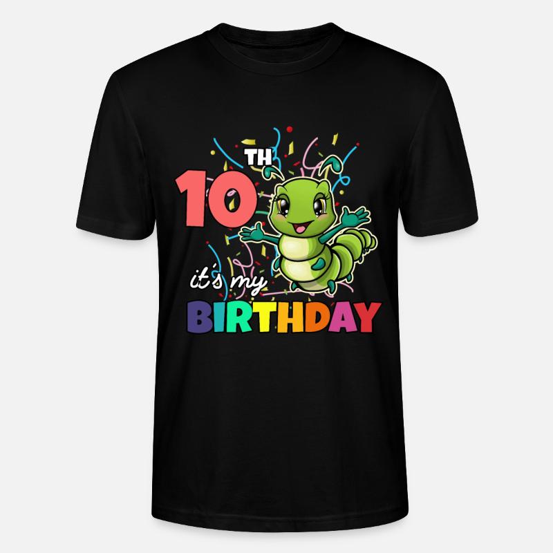 Raupe - Stanley/Stella Unisex Bio-T-Shirt CRAFTER - Schwarz