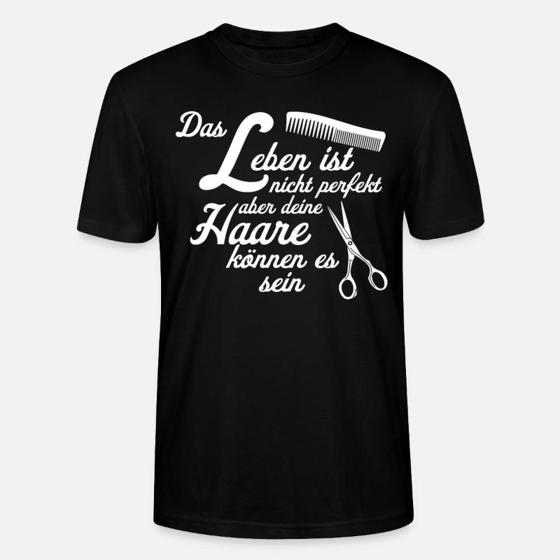 Coiffeur Coiffeur - T-shirt bio CRAFTER Stanley Stella Unisexe - noir