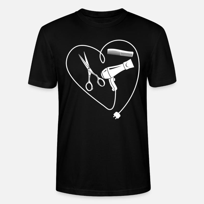 Coiffeur Coiffeur - T-shirt bio CRAFTER Stanley Stella Unisexe - noir