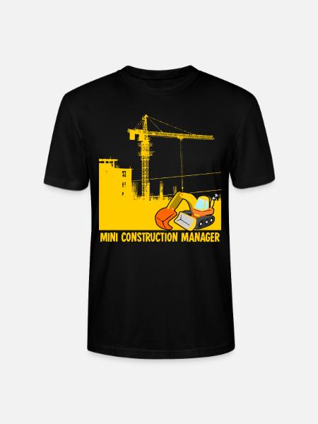 Bagger Baustelle Bauleiter Baggerfahrer - Stanley/Stella Unisex Bio-T-Shirt CRAFTER - Schwarz