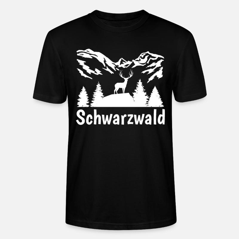 Schwarzwald - Stanley/Stella Unisex Bio-T-Shirt CRAFTER - Schwarz