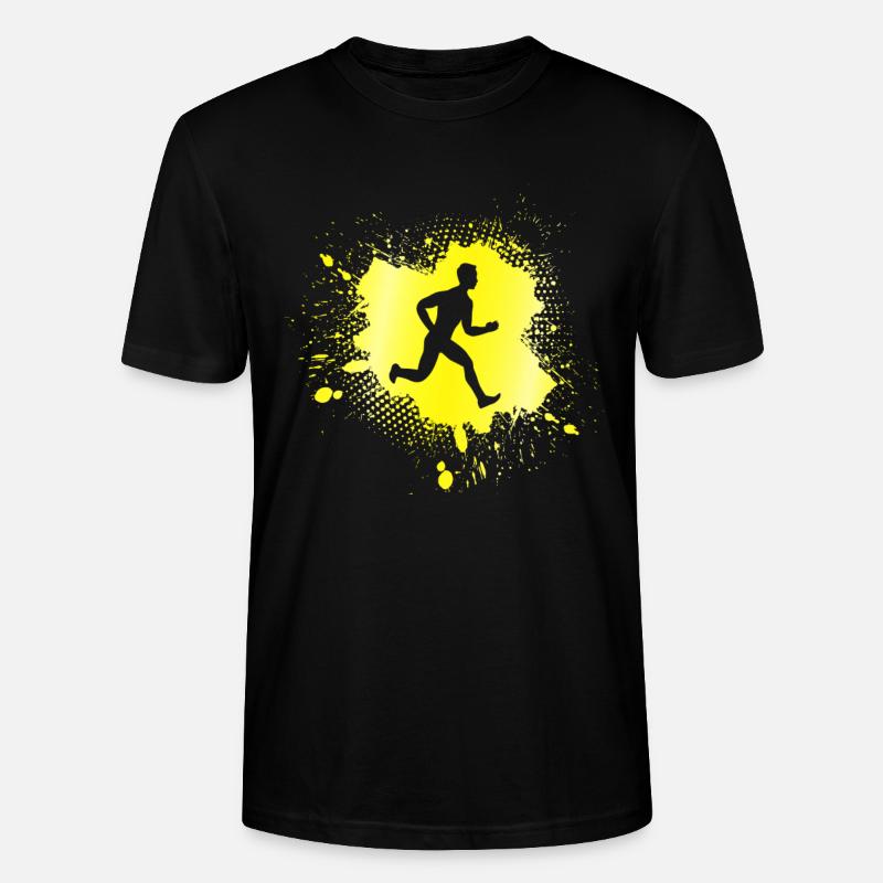 Faire du jogging - T-shirt bio CRAFTER Stanley Stella Unisexe - noir