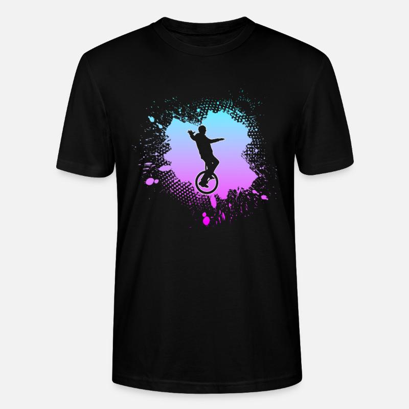 Einrad - Stanley/Stella Unisex Bio-T-Shirt CRAFTER - Schwarz