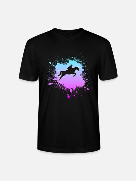Equitation - Stanley/Stella CRAFTER Unisex Organic T-Shirt - black