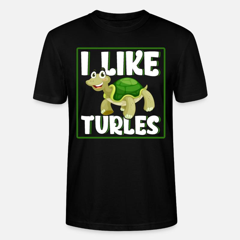 I Like Turles - Stanley/Stella Unisex Bio-T-Shirt CRAFTER - Schwarz