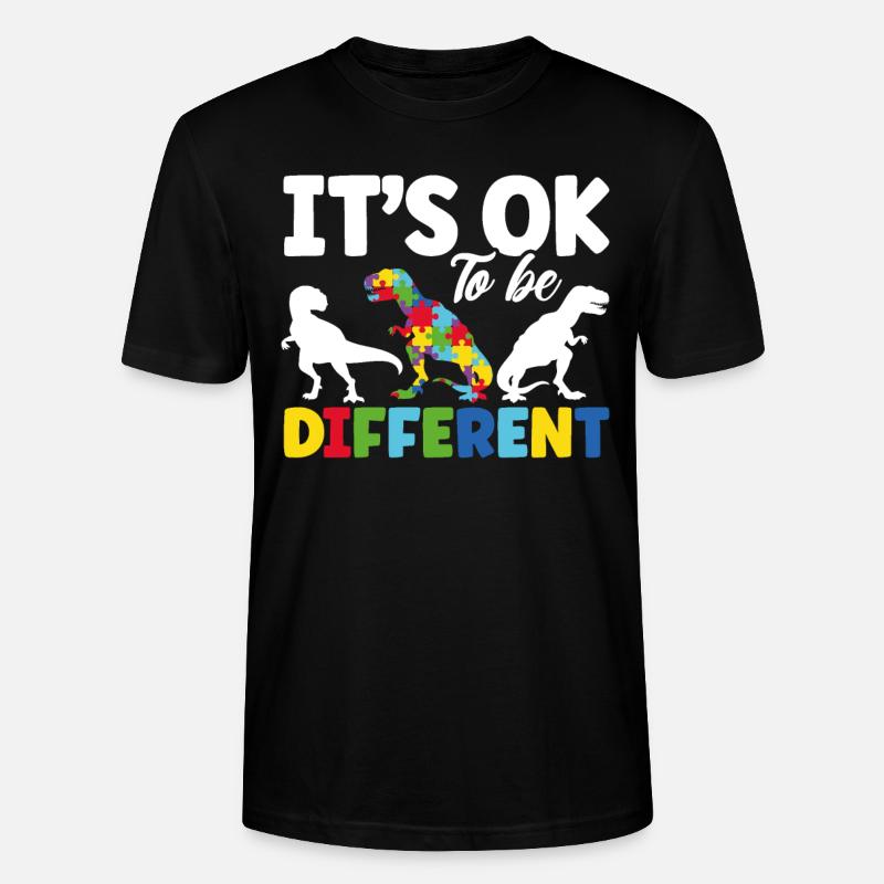 C’est OK d’être différent - T-shirt bio CRAFTER Stanley Stella Unisexe - noir