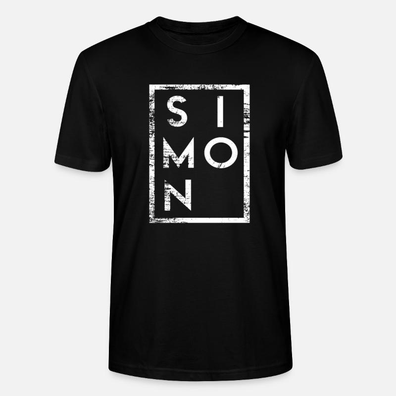 Simon Minimalismus - Stanley/Stella Unisex Bio-T-Shirt CRAFTER - Schwarz