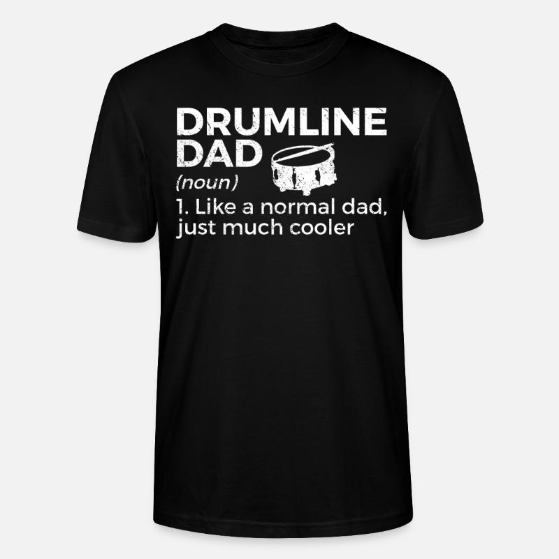 Drumline Drum Cadeau - T-shirt bio CRAFTER Stanley Stella Unisexe - noir