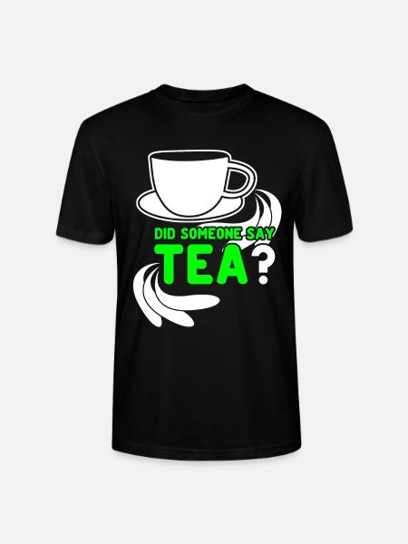 Teetrinker Tee Tasse Teebeutel Teetasse - Stanley/Stella Unisex Bio-T-Shirt CRAFTER - Schwarz