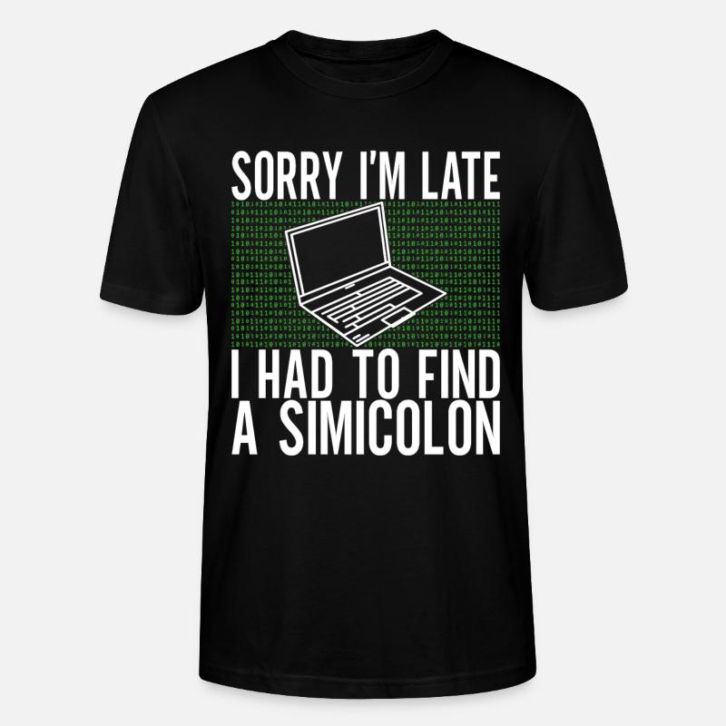 Programmer Computer Scientist - Stanley/Stella CRAFTER Unisex Organic T-Shirt - black