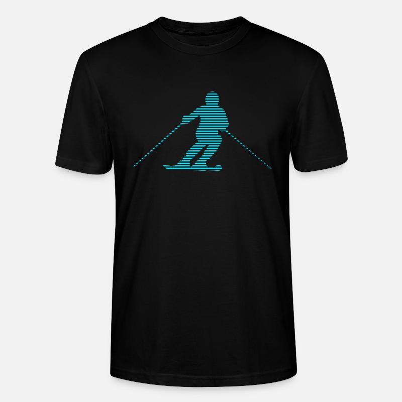 Ski - T-shirt bio CRAFTER Stanley Stella Unisexe - noir