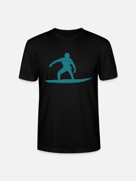 Surf - T-shirt bio CRAFTER Stanley Stella Unisexe - noir