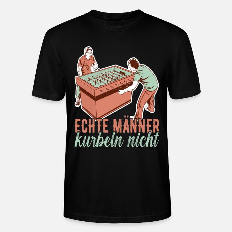 Tischfussball Tischkicker - Stanley/Stella Unisex Bio-T-Shirt CRAFTER - Schwarz