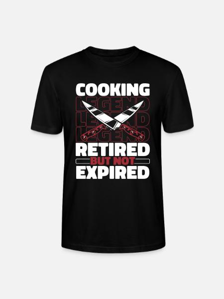 Chef cuisinier à la retraite - T-shirt bio CRAFTER Stanley Stella Unisexe - noir