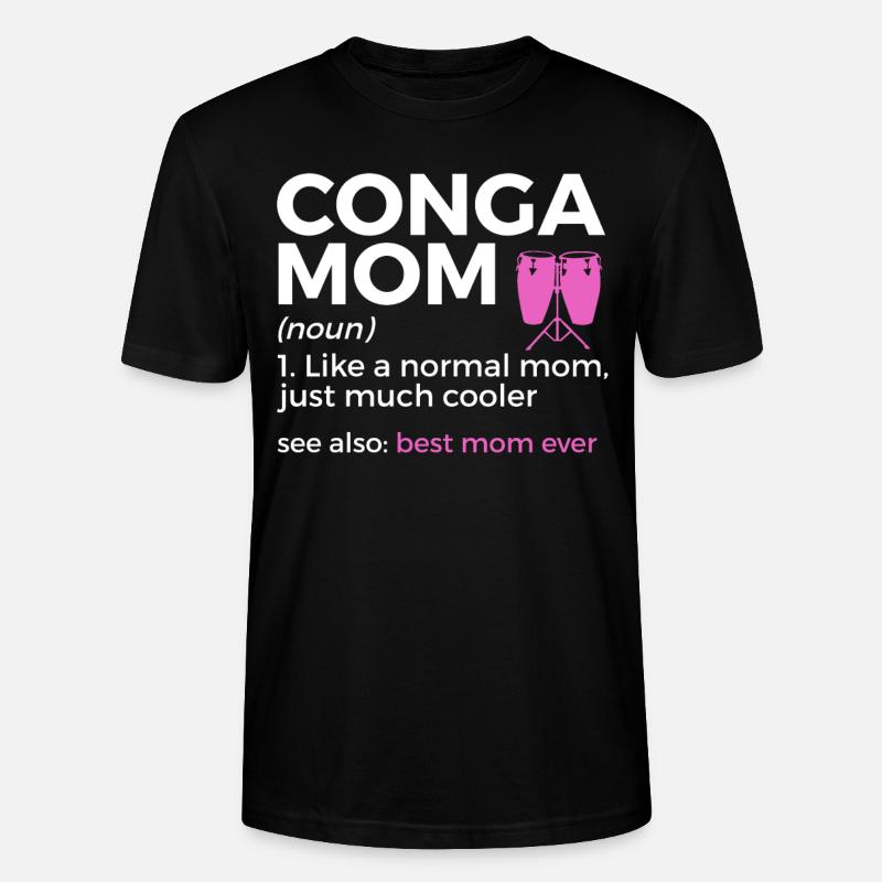 Konga Musiker - Stanley/Stella Unisex Bio-T-Shirt CRAFTER - Schwarz